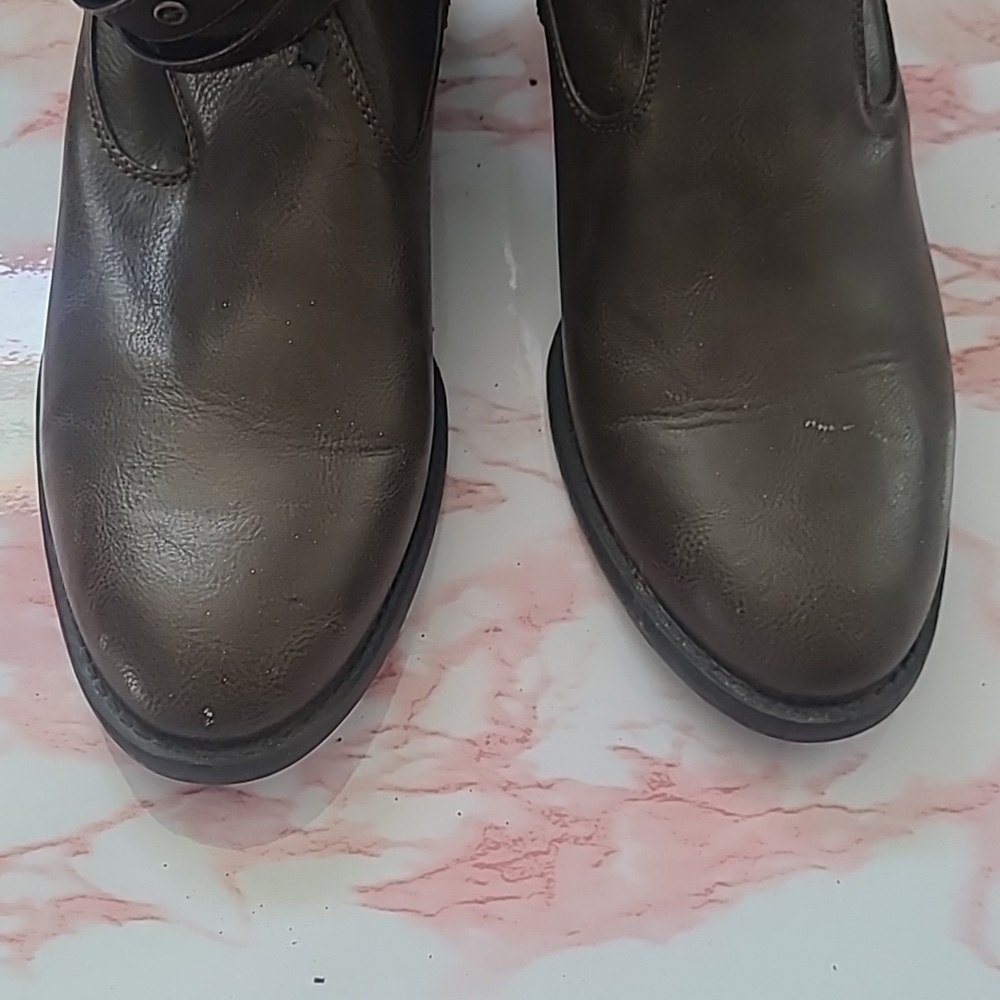 GUC White Mountain Women's Brown Ankle Boots Sz 9M - Picture 10 of 10